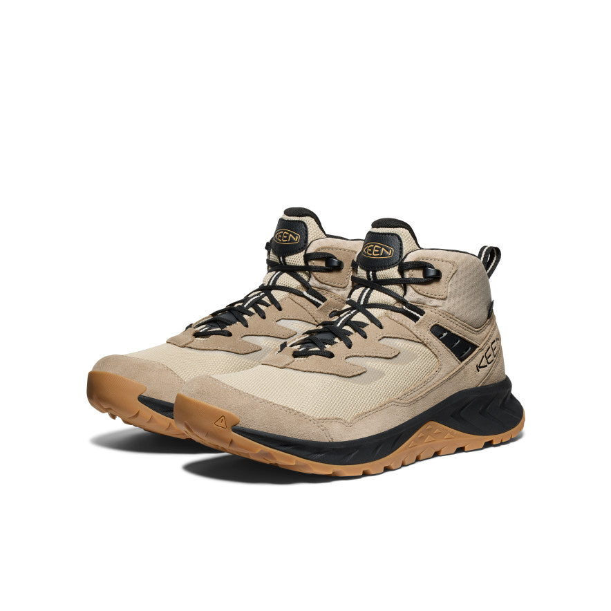 Keen Popular style | Men's Hightrail Waterproof Wide Hiking Boot Brindle/Oak Buff