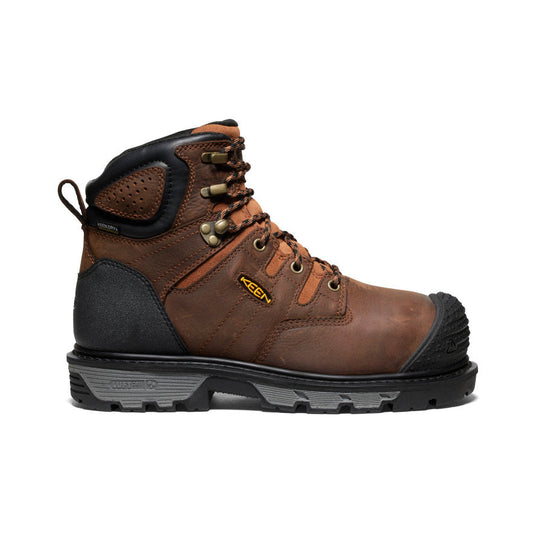 Keen Online | Men's Camden 6" Waterproof Boot INT MET (Carbon Toe) Leather Brown/Black