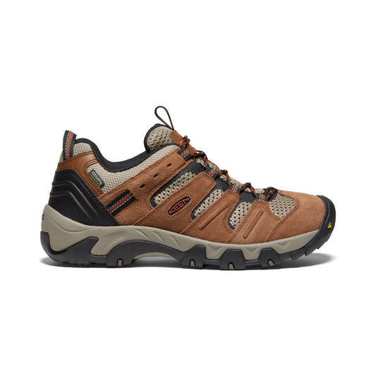 Keen Hot style | Men's Headout Waterproof Hiking Shoe Bison/Fossil Orange