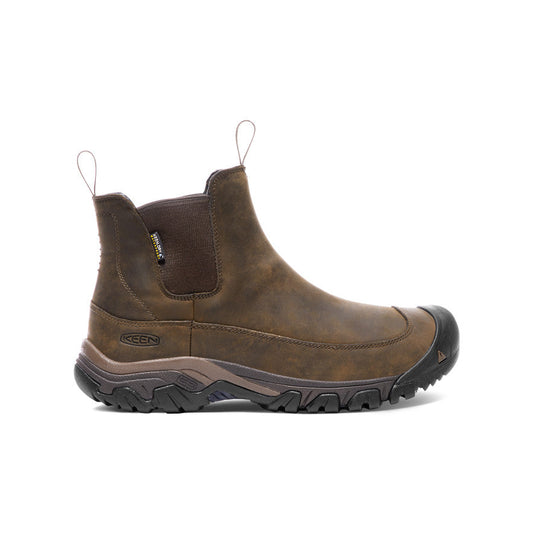 Keen New | Men's Anchorage III Waterproof Boot Wide Dark Earth/Mulch