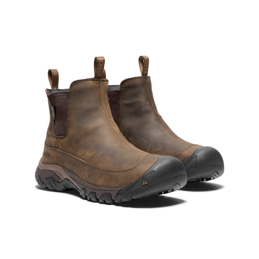 Keen | Men's Anchorage III Waterproof Boot Dark Earth/Mulch