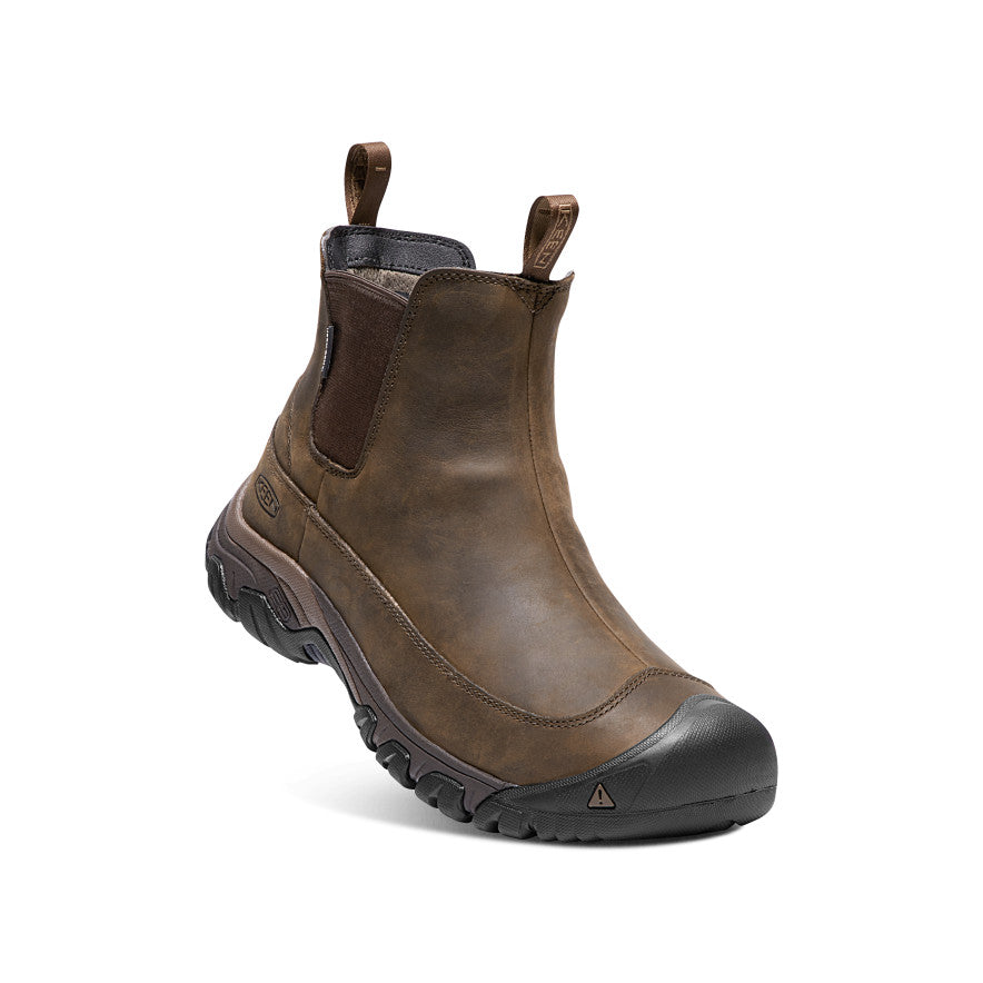 Keen | Men's Anchorage III Waterproof Boot Dark Earth/Mulch