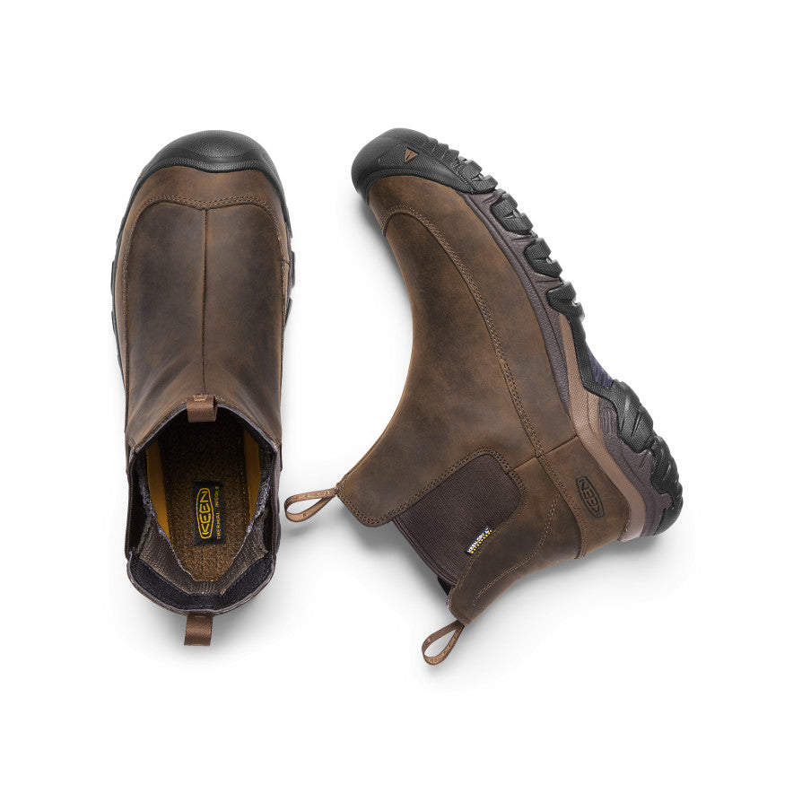 Keen | Men's Anchorage III Waterproof Boot Dark Earth/Mulch