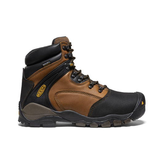 Keen Sale | Men's Louisville 6" MET Waterproof Boot (Steel Toe) Slate Black