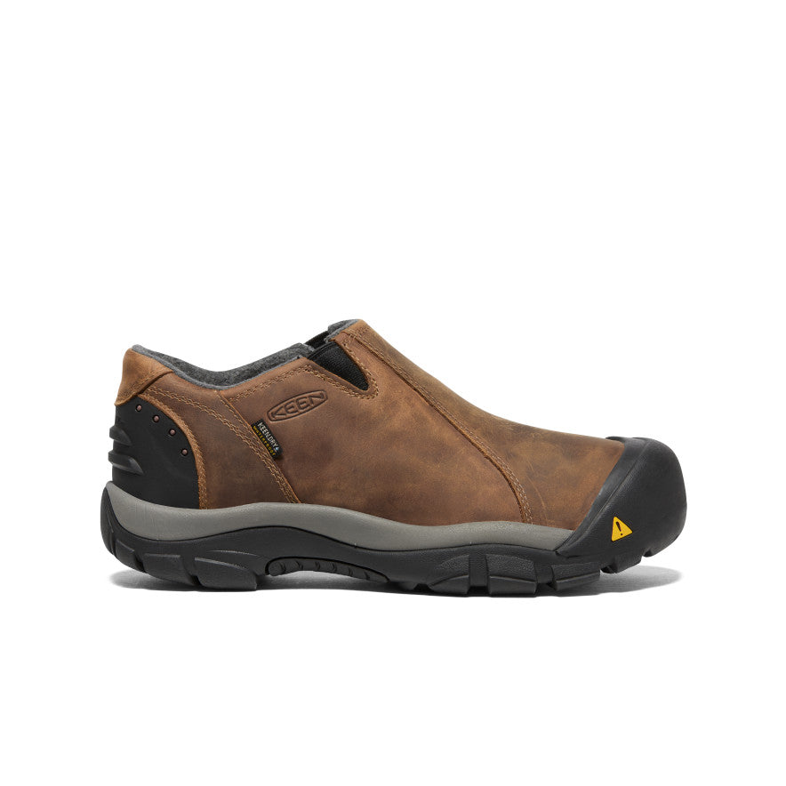 Keen Discount | Men's Brixen Waterproof Low Slate Black/Madder Brown