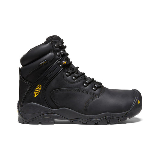 Keen On sale | Men's Louisville 6" Waterproof Boot (Steel Toe) Black