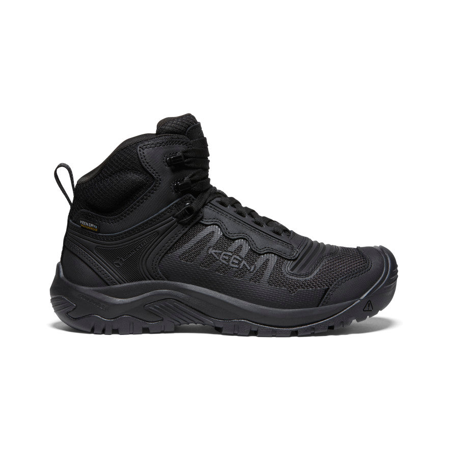 Keen | Men's Reno Waterproof Mid (Soft Toe) Black/Black