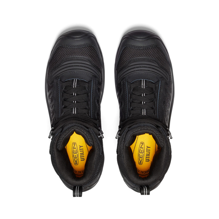Keen | Men's Reno Waterproof Mid (Soft Toe) Black/Black