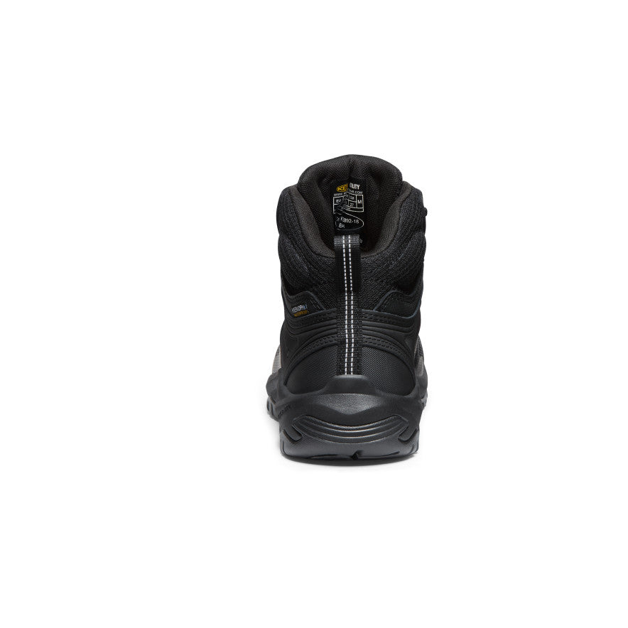 Keen | Men's Reno Waterproof Mid (Soft Toe) Black/Black