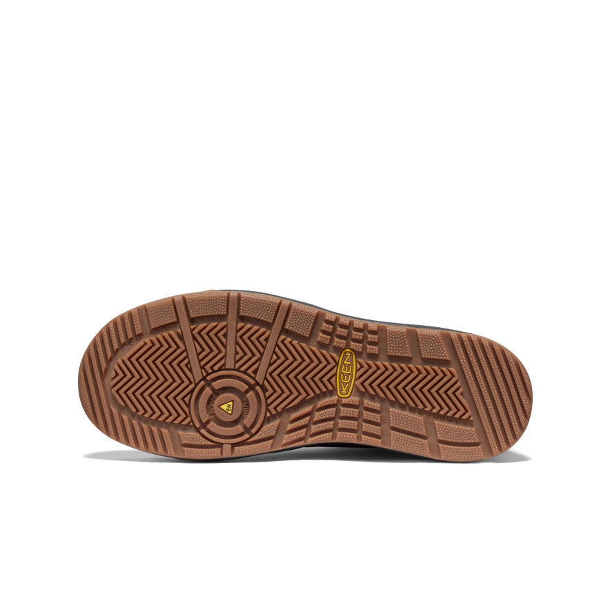Keen On sale | Men's Kenton Mid Work Shoe (Carbon Toe) Black/Gum