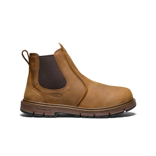 Keen New | Men's San Jose Chelsea 90° Heel Boot (Soft Toe) Belgian/Gum