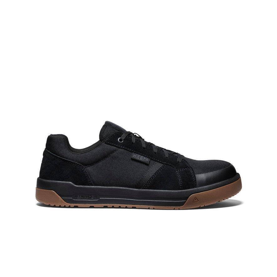 Keen Popular style | Men's Kenton ESD Work Shoe (Carbon Toe) Black/Gum