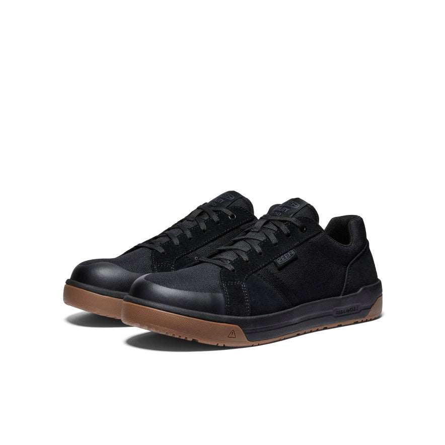 Keen Popular style | Men's Kenton ESD Work Shoe (Carbon Toe) Black/Gum