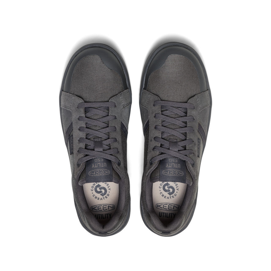 Keen | Men's Kenton ESD Work Shoe (Carbon Toe) Magnet/Steel Grey