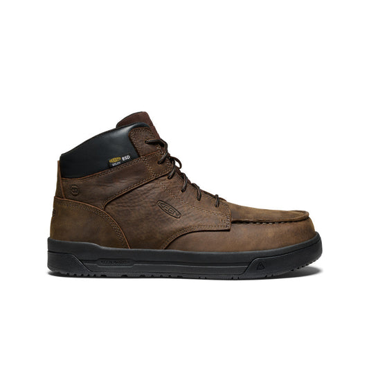 Keen Online | Men's Gibson ESD Boot (Carbon Toe) Cascade Brown/Black