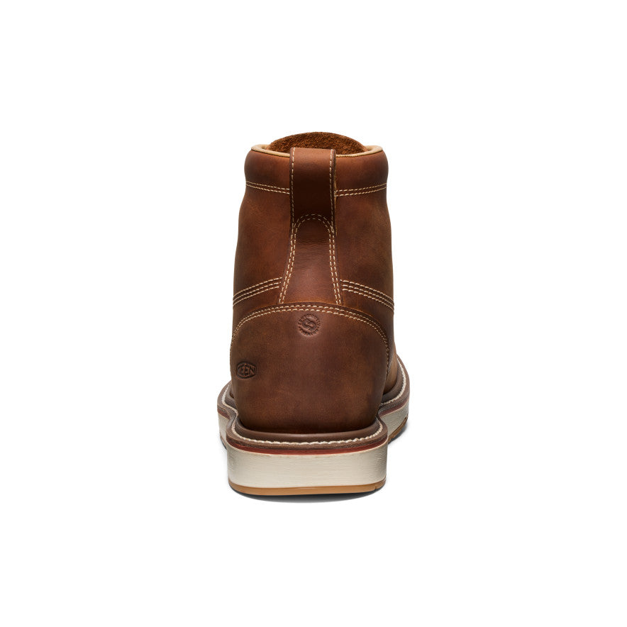 Keen Sale | Men's Liberty 6" Boot (Soft Toe) Leather Brown/Birch