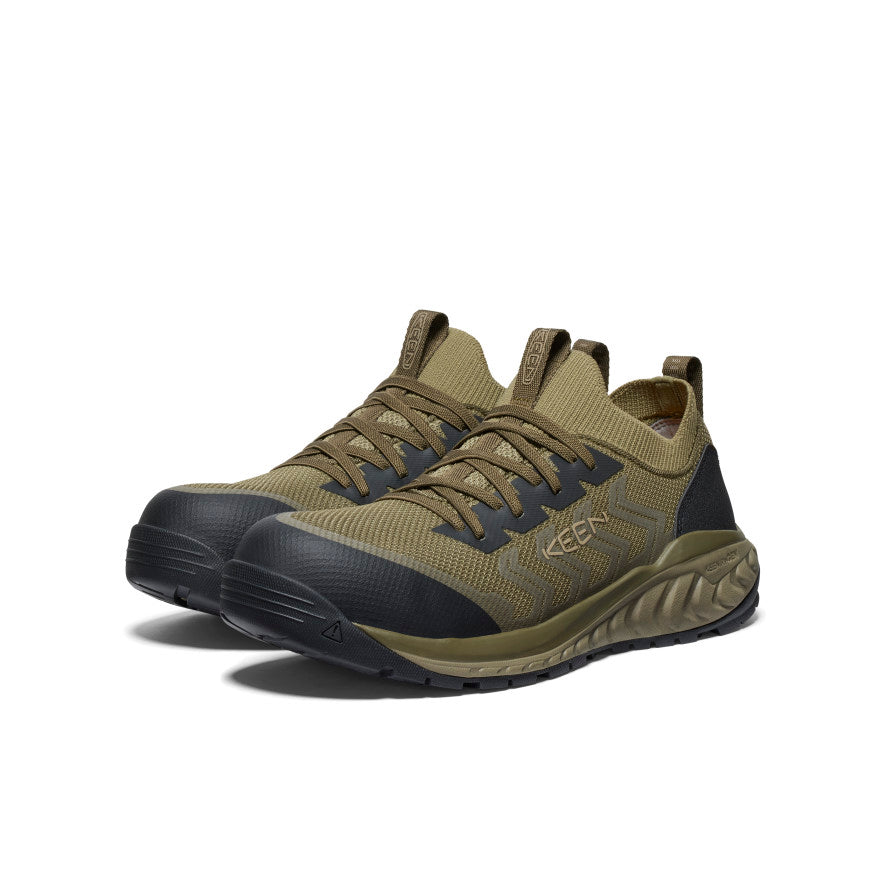 Keen On sale | Men's Arvada Shift Work Sneaker (Carbon Toe) Martini Olive/Black