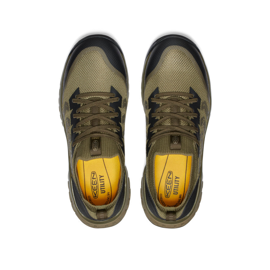Keen On sale | Men's Arvada Shift Work Sneaker (Carbon Toe) Martini Olive/Black
