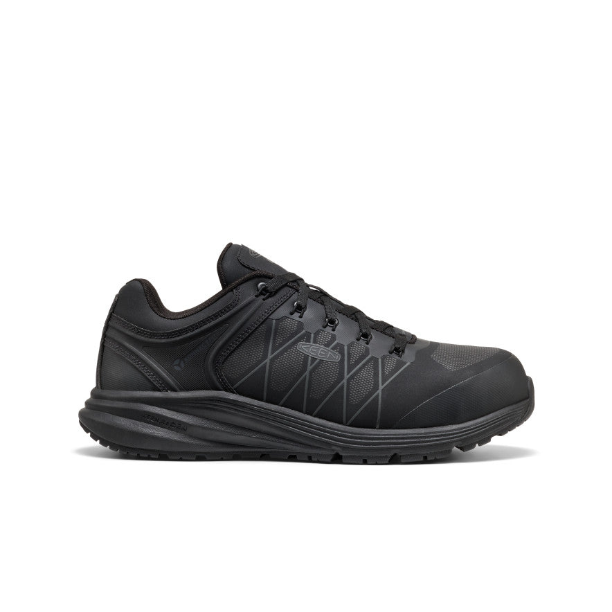 Keen Outlet | Men's Vista Energy XT Work Sneaker INT MET (Carbon Toe) Black/Magnet