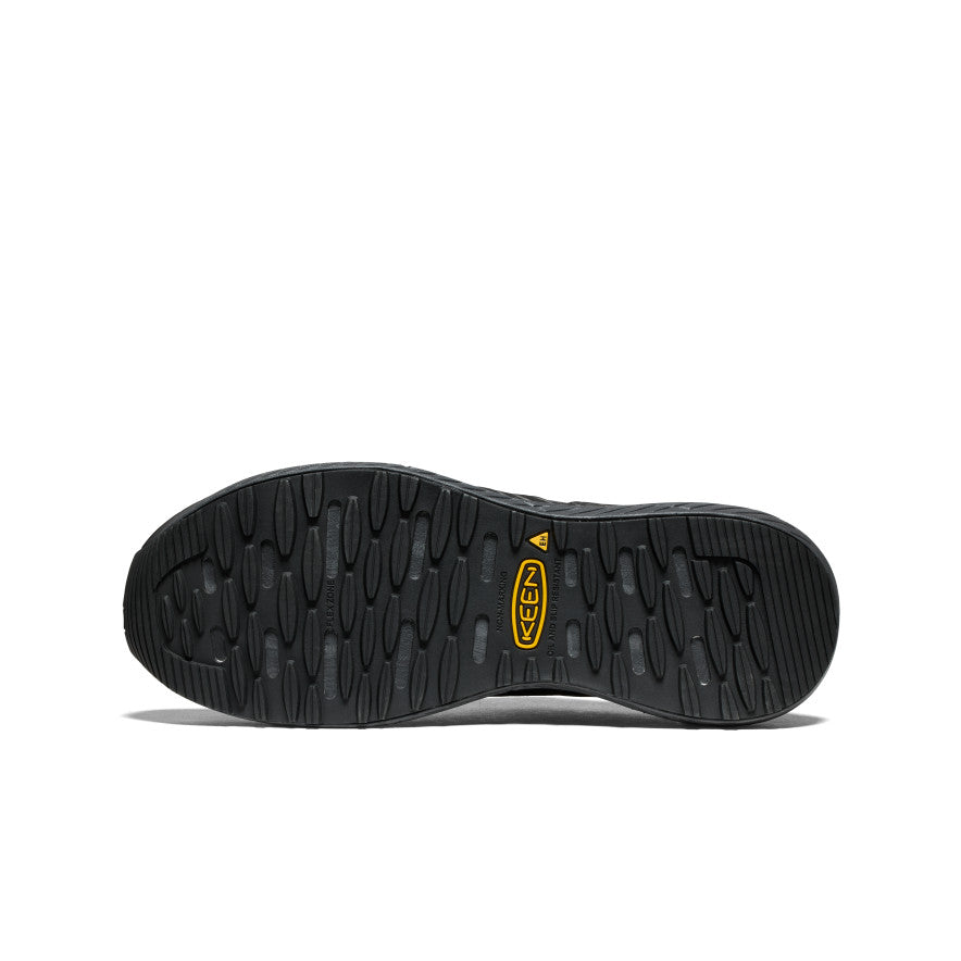 Keen New | Men's Speedworks Work Sneaker (Carbon Toe) Black/Steel Grey