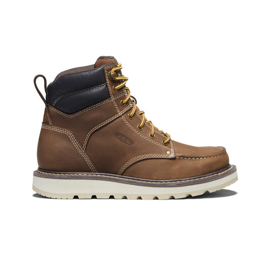 Keen US | Men's Cincinnati 6" Boot (Soft Toe) Belgian/Sandshell