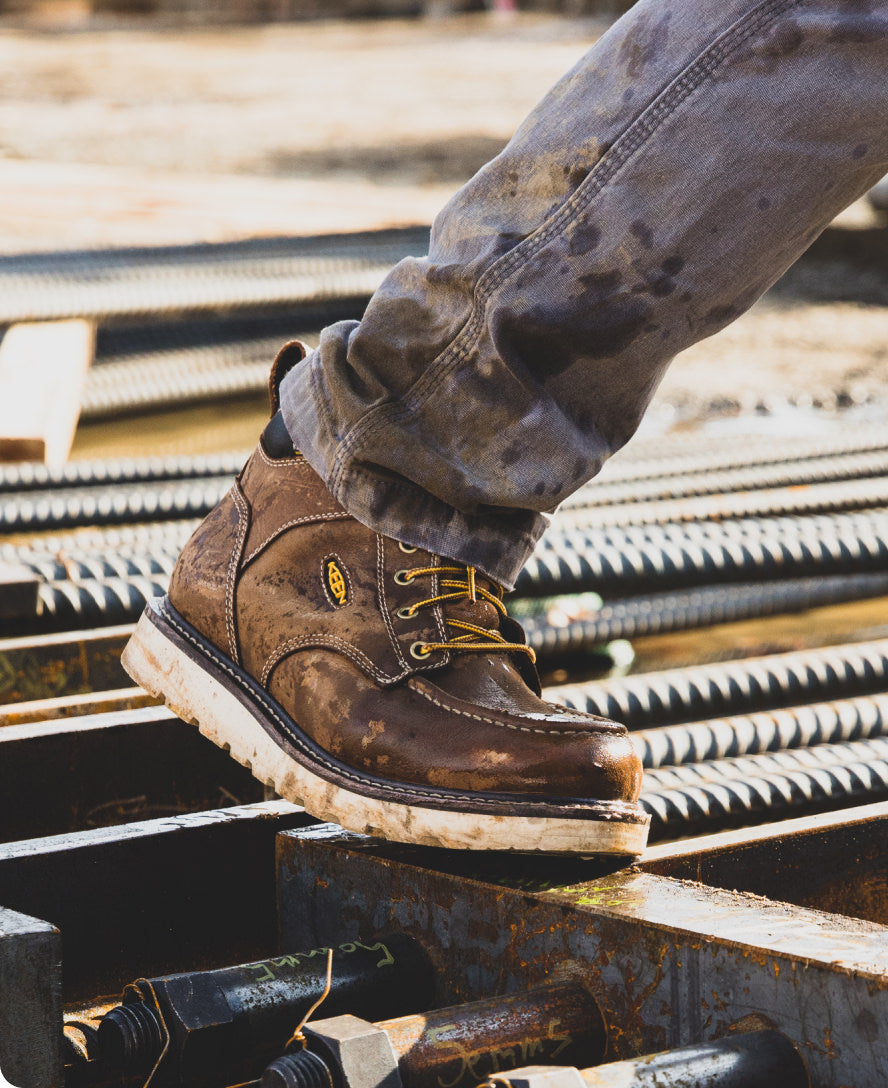 Keen US | Men's Cincinnati 6" Boot (Soft Toe) Belgian/Sandshell