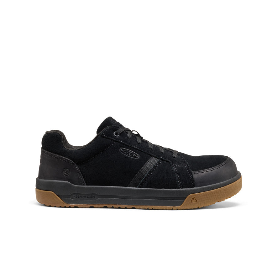Keen Sale | Men's Kenton+ ESD Work Shoe (Carbon Toe) Black/Gum