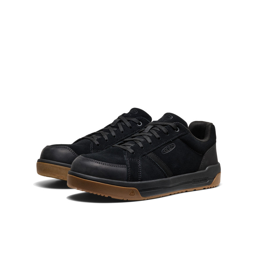 Keen Sale | Men's Kenton+ ESD Work Shoe (Carbon Toe) Black/Gum