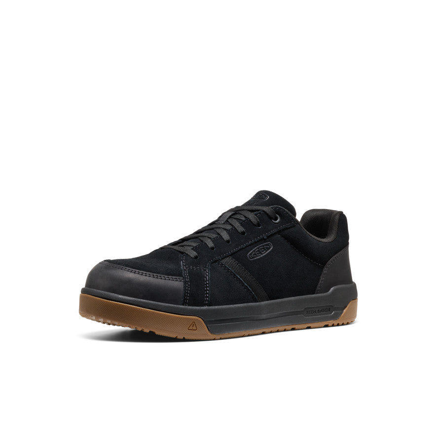 Keen Sale | Men's Kenton+ ESD Work Shoe (Carbon Toe) Black/Gum