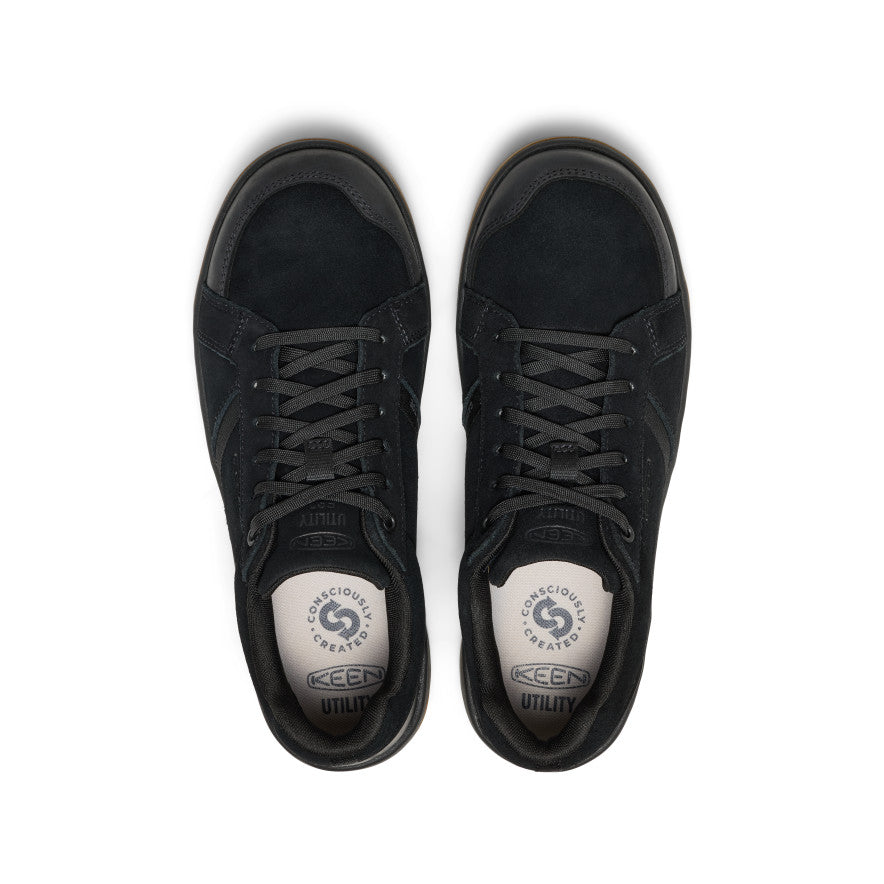 Keen Sale | Men's Kenton+ ESD Work Shoe (Carbon Toe) Black/Gum