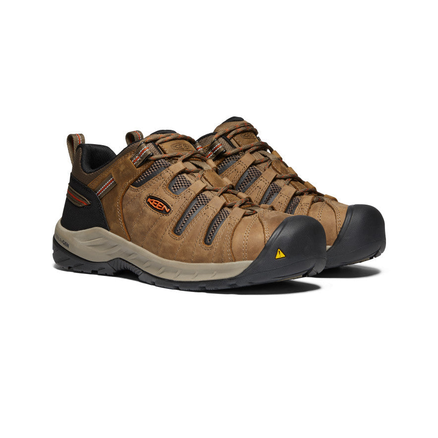 Keen Discount | Men's Flint II (Steel Toe) Shitake/Rust