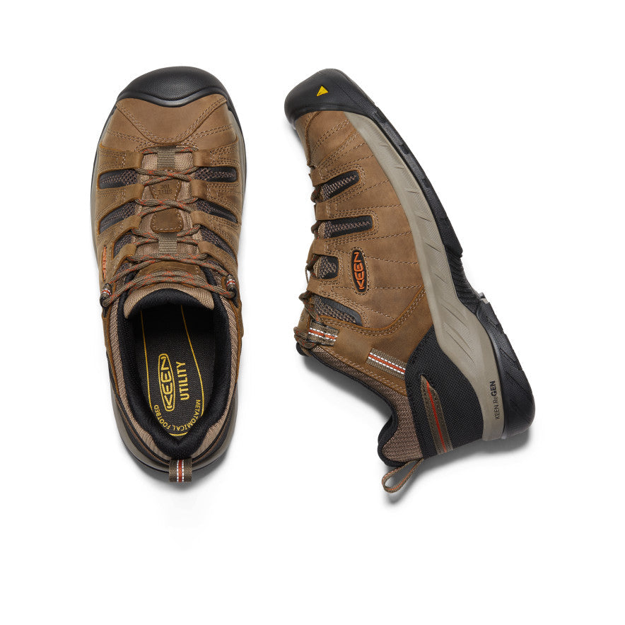 Keen Discount | Men's Flint II (Steel Toe) Shitake/Rust