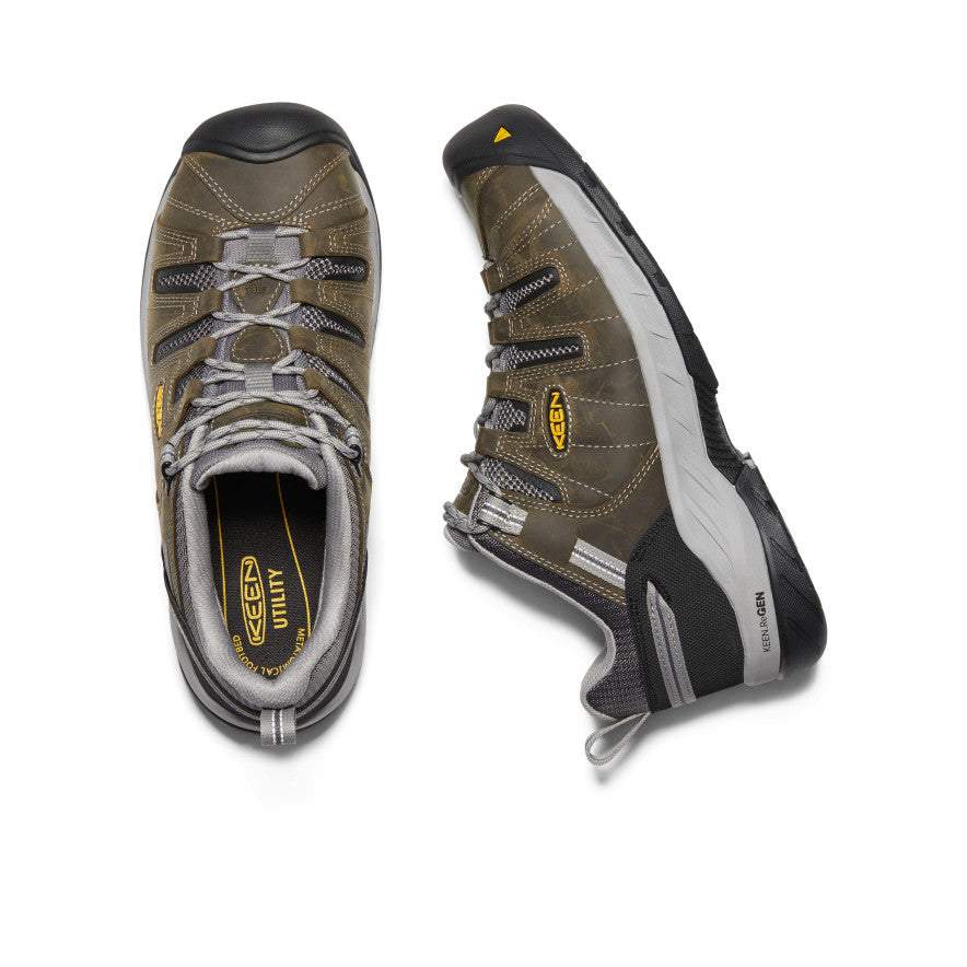 Keen On sale | Men's Flint II (Steel Toe) Gargoyle/Paloma