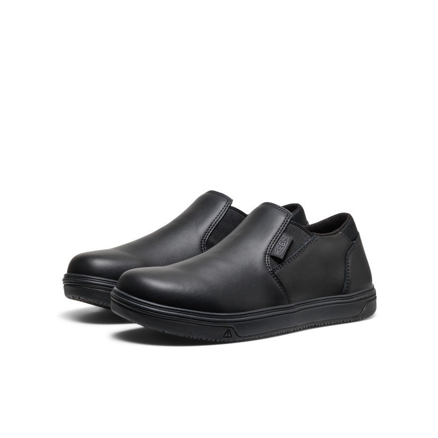 Keen New | Men's Kenton Shift WTX Work Shoe (Soft Toe) Black/Black