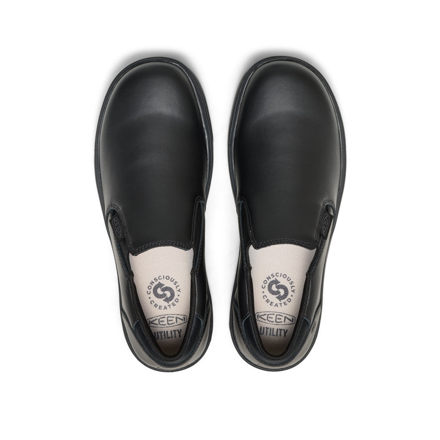 Keen New | Men's Kenton Shift WTX Work Shoe (Soft Toe) Black/Black