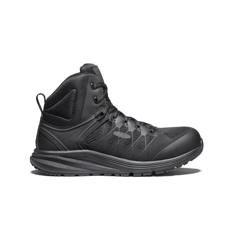 Keen US | Men's Vista Energy Mid (Carbon Toe) Black/Raven