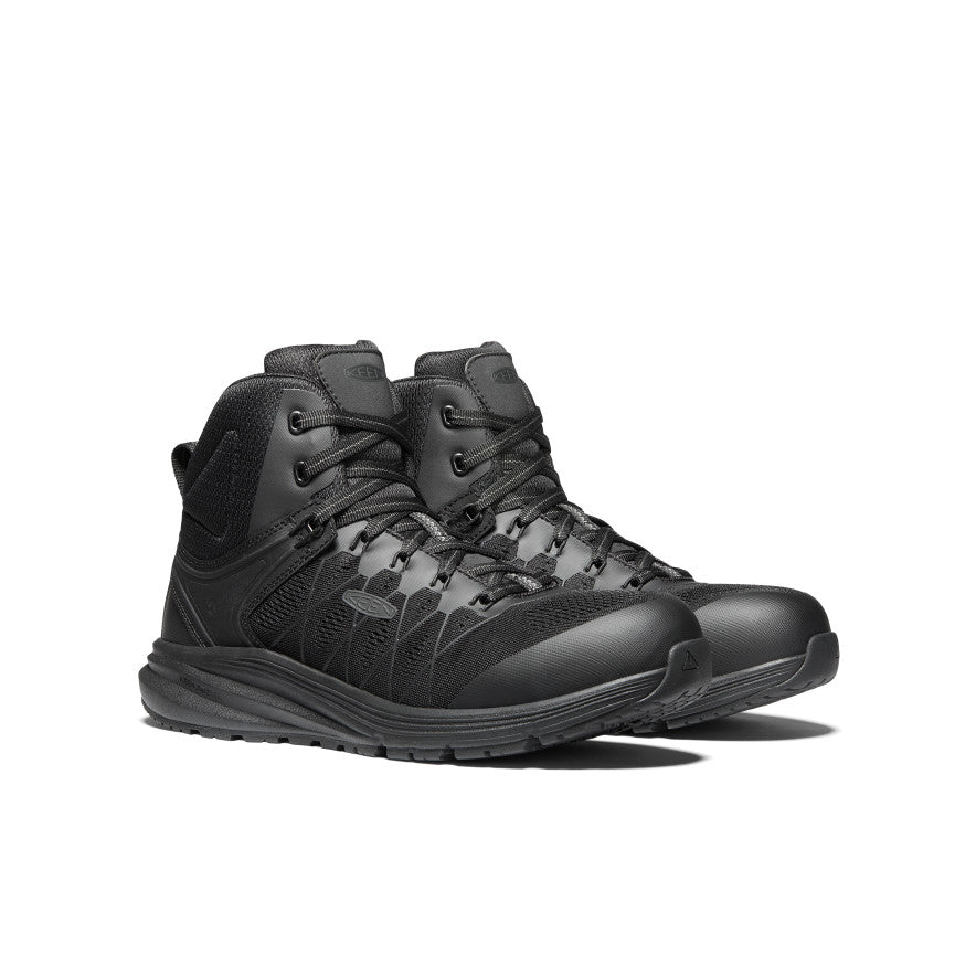 Keen US | Men's Vista Energy Mid (Carbon Toe) Black/Raven