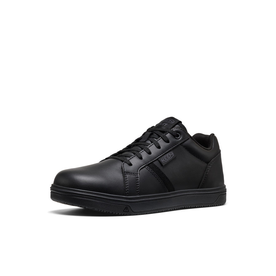 Keen | Men's Kenton WTX Work Shoe (Soft Toe) Black/Black