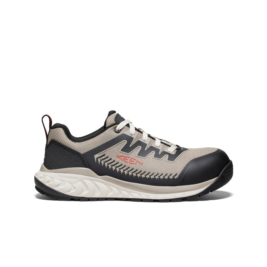 Keen Outlet | Men's Arvada Work Sneaker (Carbon Toe) Plaza Taupe/Black