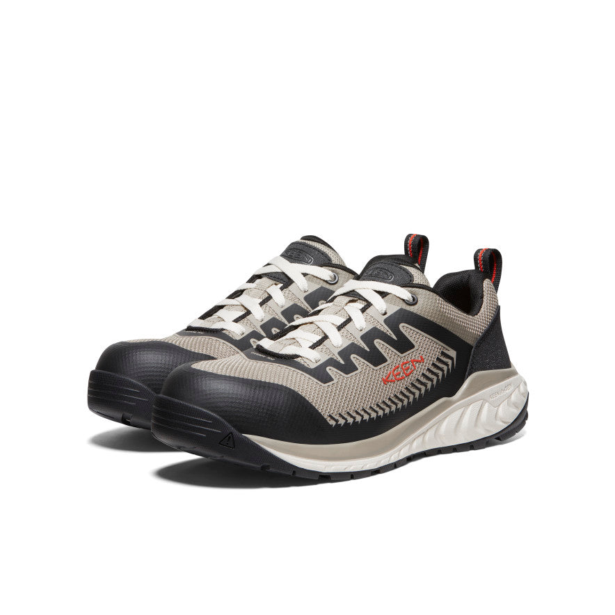 Keen Outlet | Men's Arvada Work Sneaker (Carbon Toe) Plaza Taupe/Black