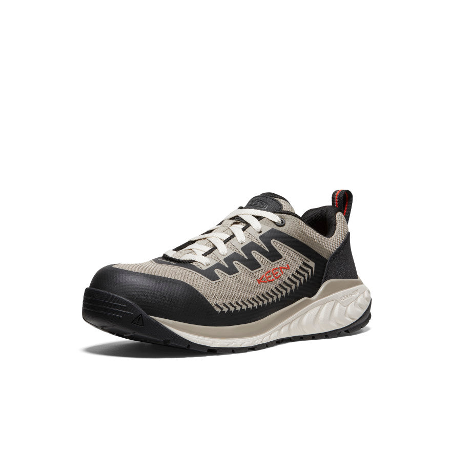 Keen Outlet | Men's Arvada Work Sneaker (Carbon Toe) Plaza Taupe/Black