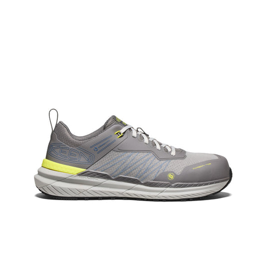 Keen New | Men's Speedworks ESD Work Sneaker (Carbon Toe) Steel Grey/Vintage Indigo