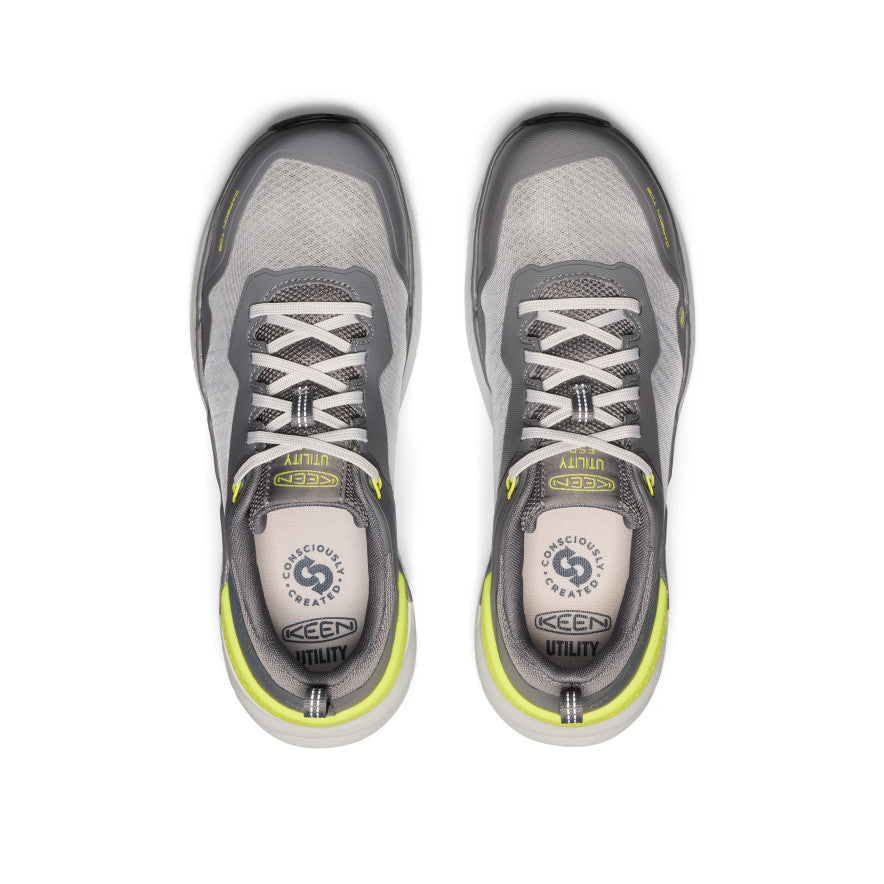 Keen New | Men's Speedworks ESD Work Sneaker (Carbon Toe) Steel Grey/Vintage Indigo