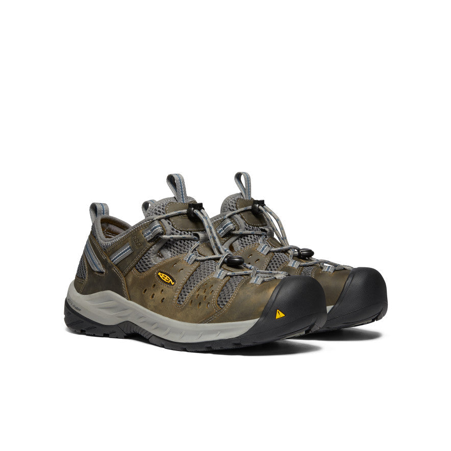 Keen Near Me | Men's Atlanta Cool II ESD (Steel Toe) Gargoyle/Midnight Navy