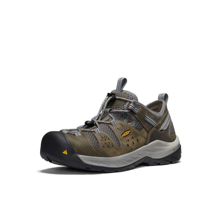 Keen Near Me | Men's Atlanta Cool II ESD (Steel Toe) Gargoyle/Midnight Navy