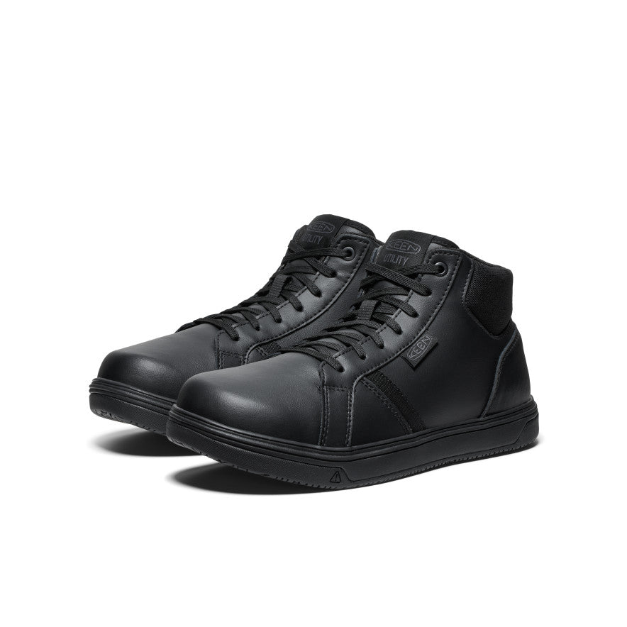 Keen Popular style | Men's PTC Kenton Mid Work Shoe (Soft Toe) Black/Black
