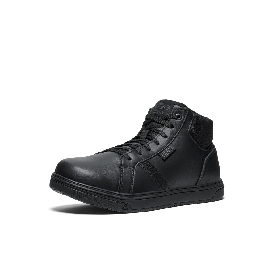 Keen Popular style | Men's PTC Kenton Mid Work Shoe (Soft Toe) Black/Black