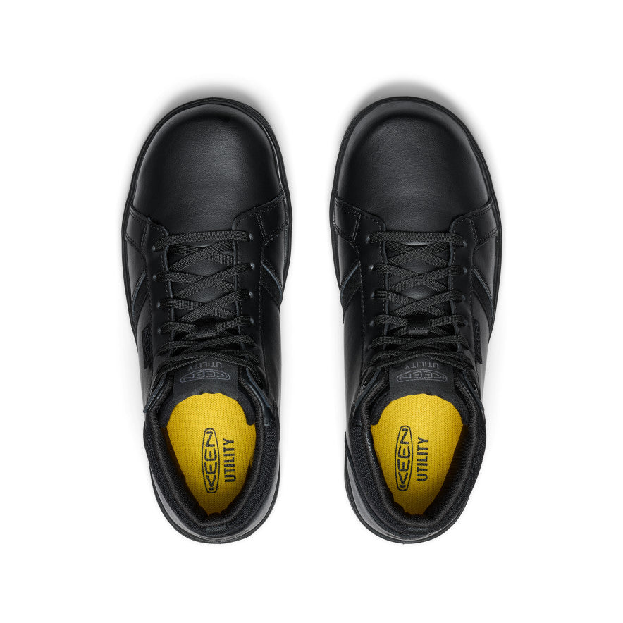 Keen Popular style | Men's PTC Kenton Mid Work Shoe (Soft Toe) Black/Black