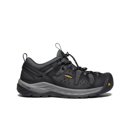 Keen | Men's Atlanta Cool II (Steel Toe) Black/Dark Shadow