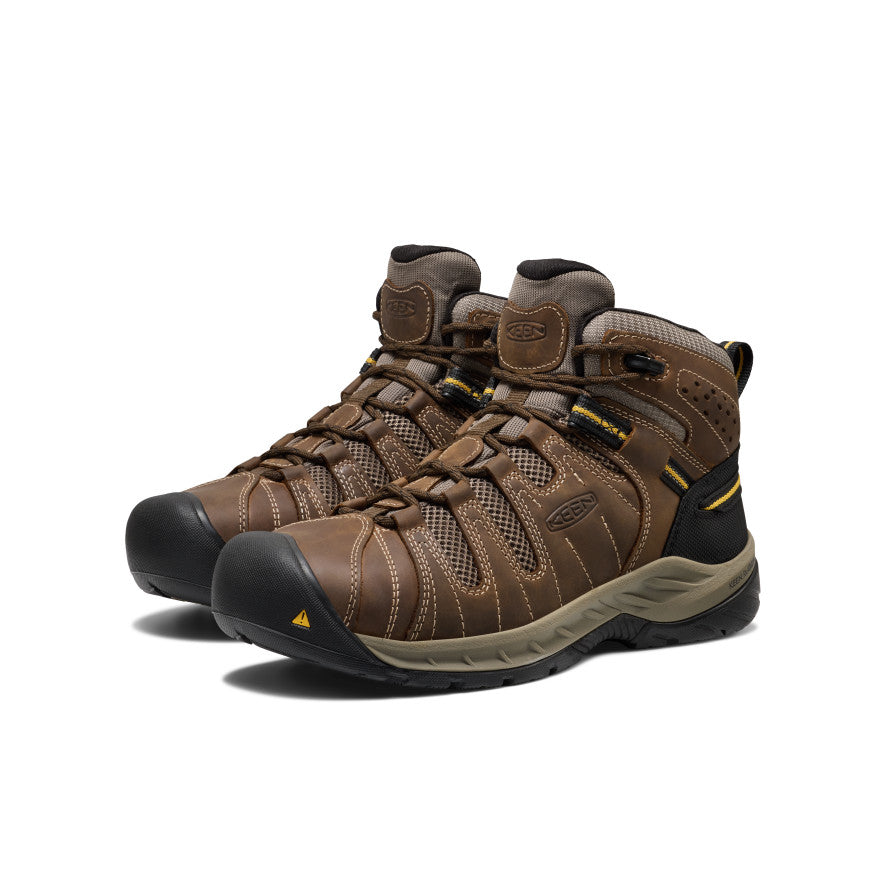 Keen Sale | Men's Flint II Boot (Steel Toe) Cascade Brown/Golden Rod